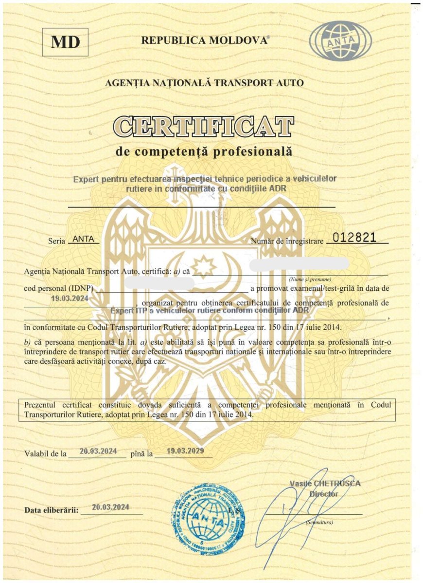 Expert/expertă inspecție tehnică în transport rutier